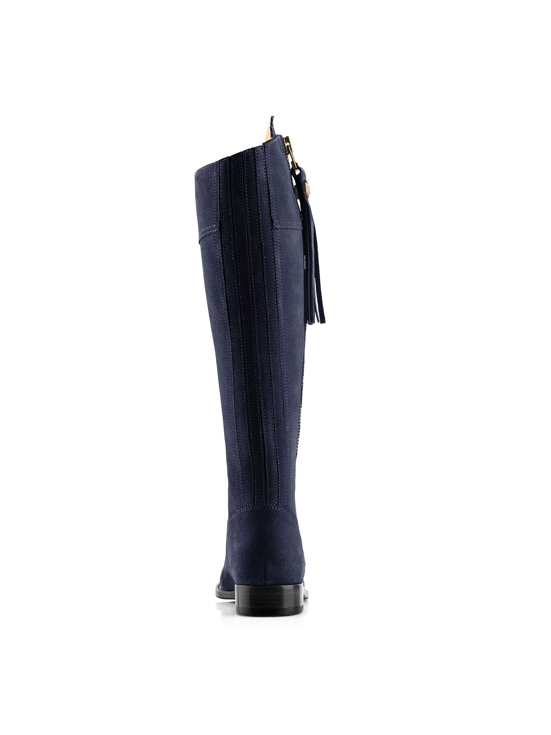 Regina (Sporting Fit) - Navy Blue Suede - Tall Boots