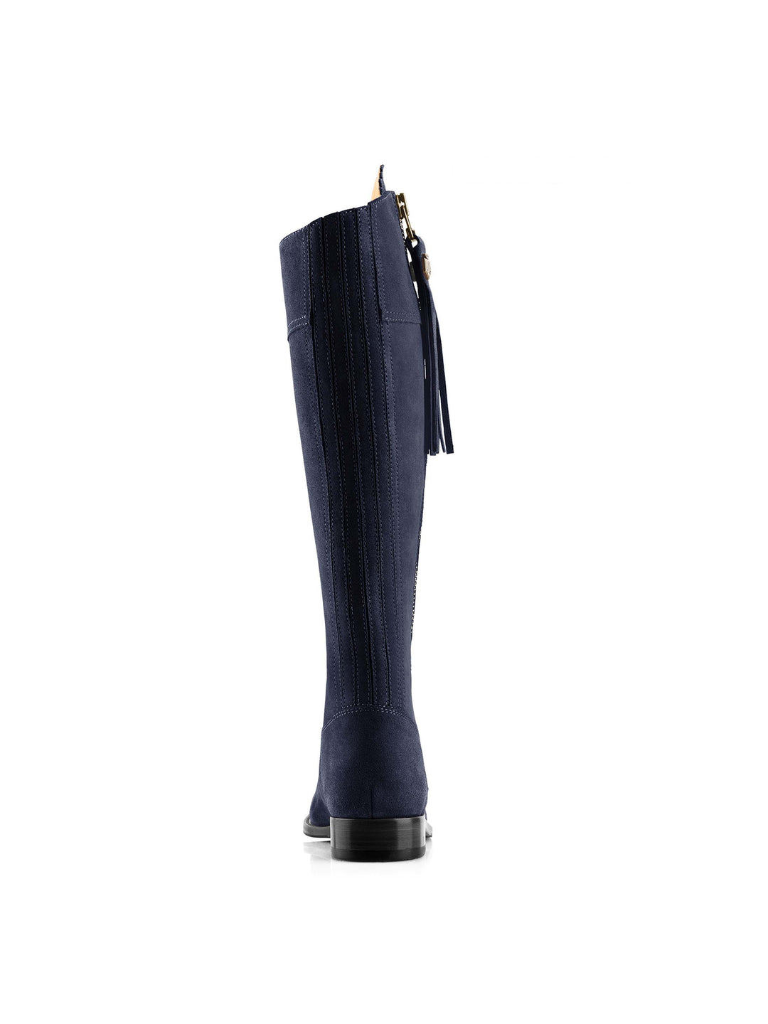 Regina (Narrow Fit) - Navy Blue Suede - Tall Boots