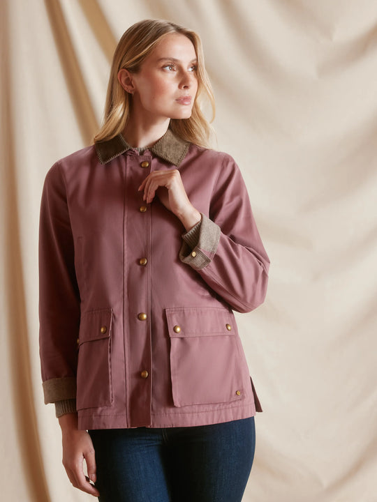 Olivia Wax Jacket Dusky Pink Breast Cancer Now 2025 (Limited Edition)