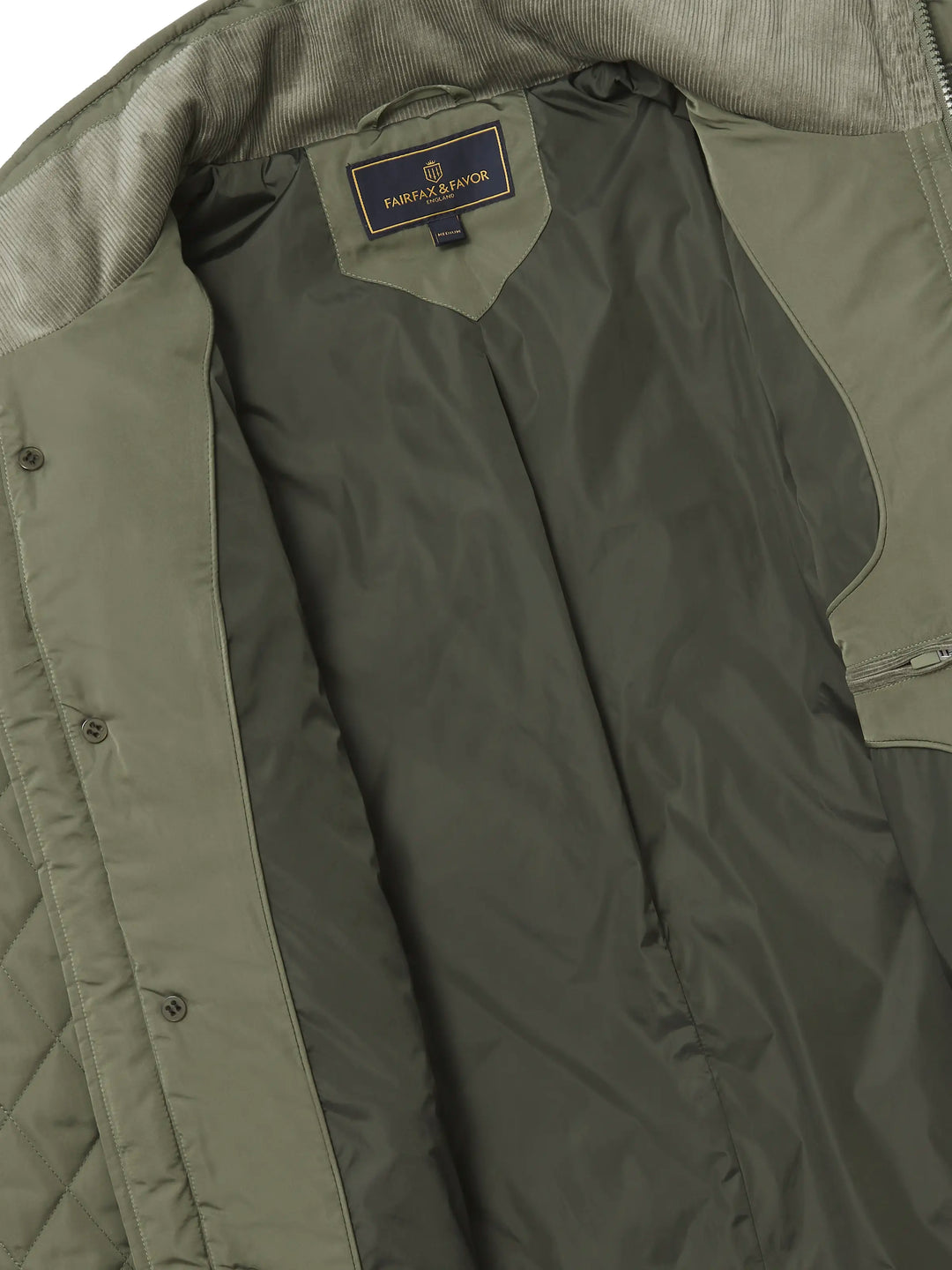 George Quilted Jacket - Sage - Jackets