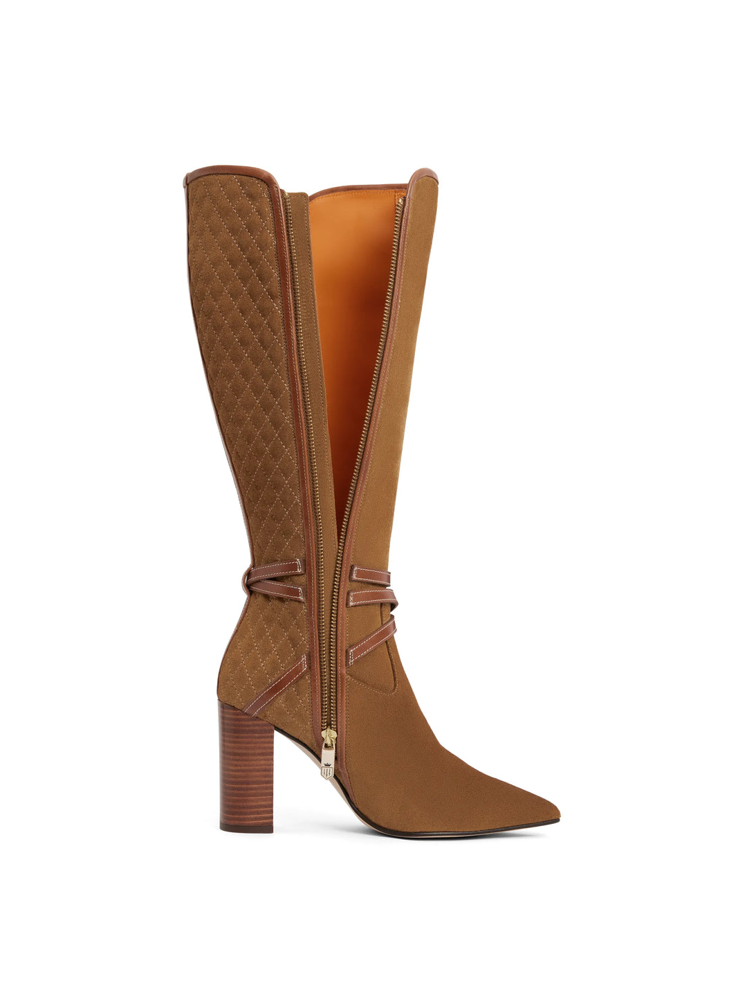 Knee High Chiswick - Tan Suede - Tall Boots
