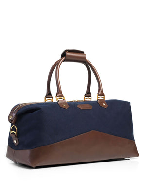 The Oxburgh - Canvas & Leather Travel Bag