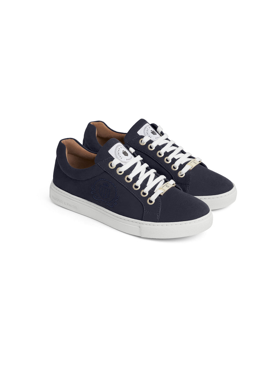 The Richmond - Women's Trainers - Navy Suede