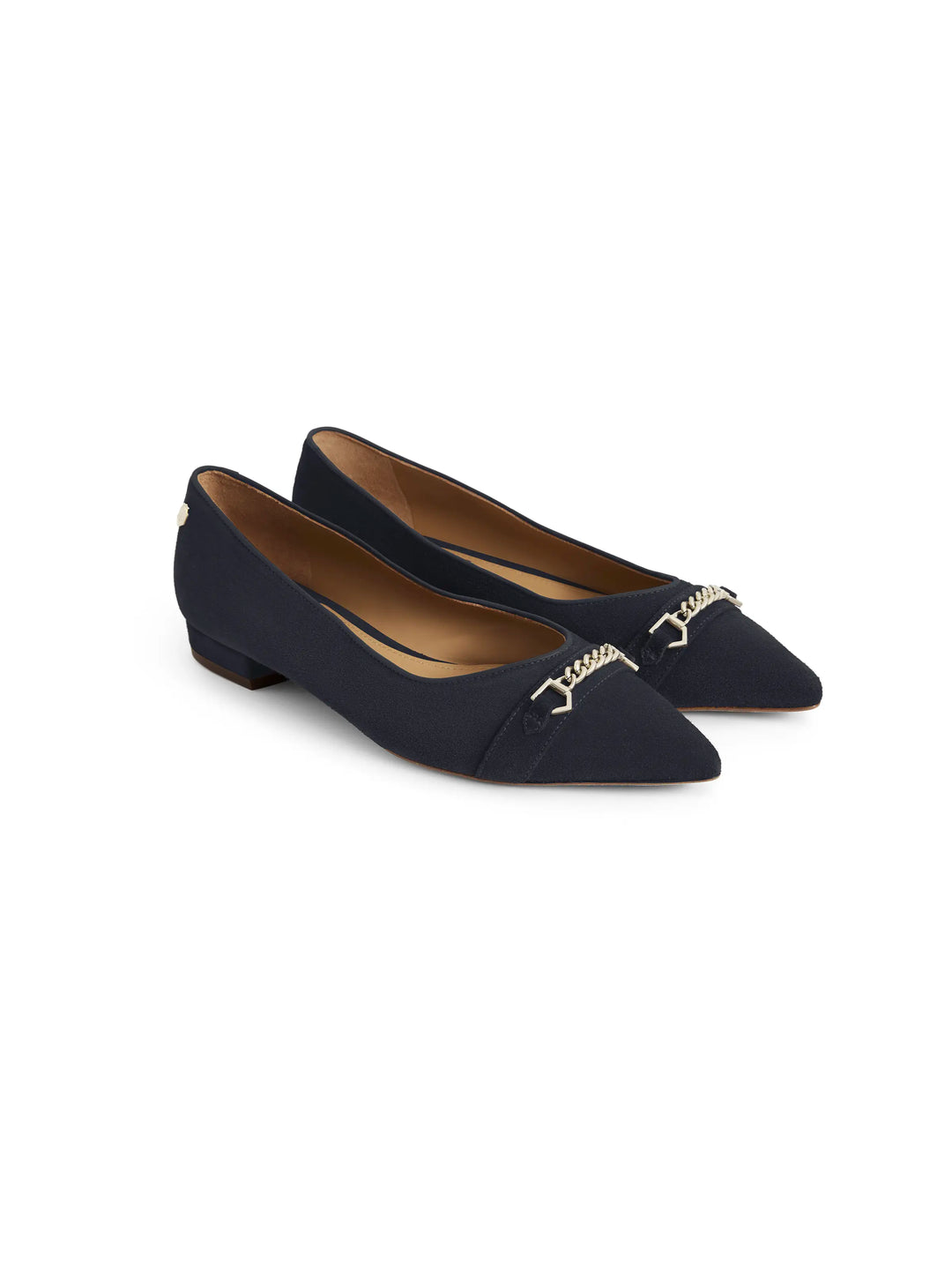 Apsley Ballet Pump - Navy Suede - Shoes