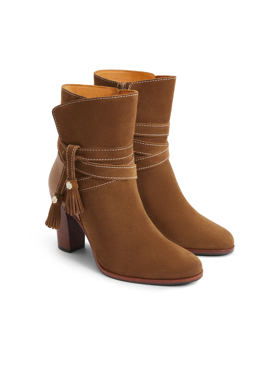 The Dorset - Women's Ankle Boots - Tan Suede