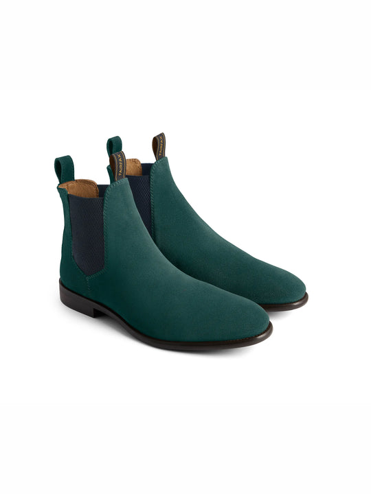Chelsea - Men's Ankle Boots - Pine Green Suede | Fairfax & Favor Chelsea - Men's Ankle Boots - Pine Green Suede | Fairfax & Favor
