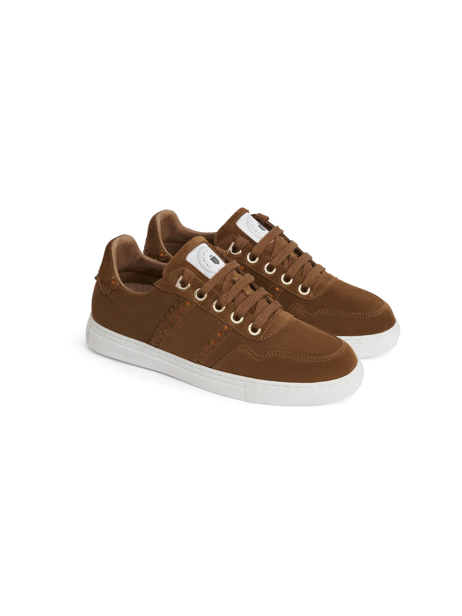 The Kendal - Women's Trainers - Tan Suede
