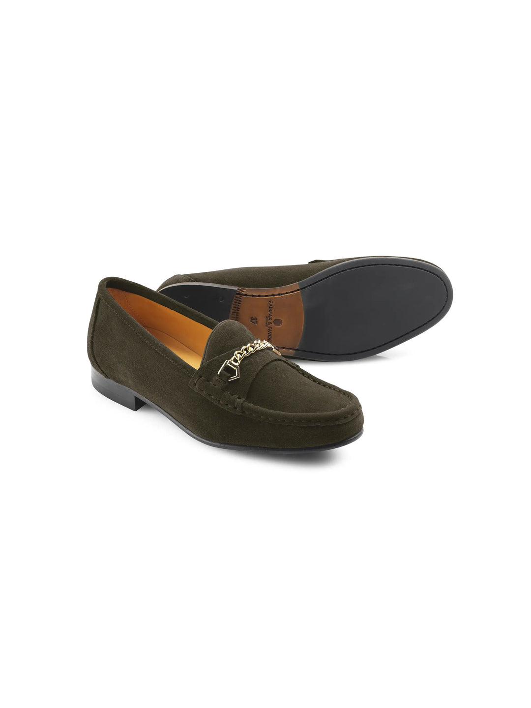 Apsley - Moss Green Suede - Shoes