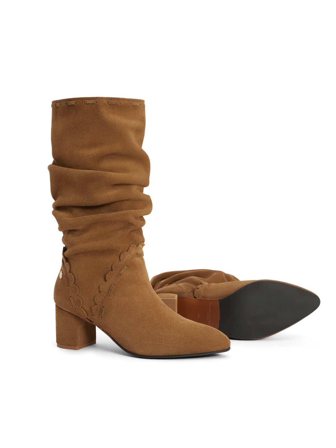 Bakewell Slouch Boot - Tan - Tall Boots