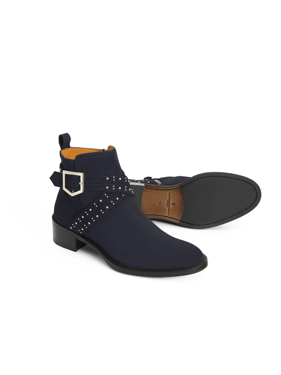 Frimley - Women's Boots - Navy Suede