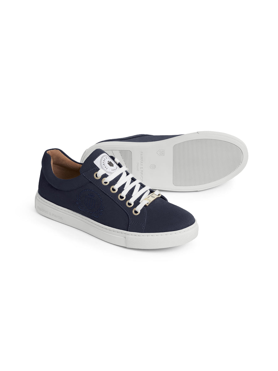 The Richmond - Women's Trainers - Navy Suede