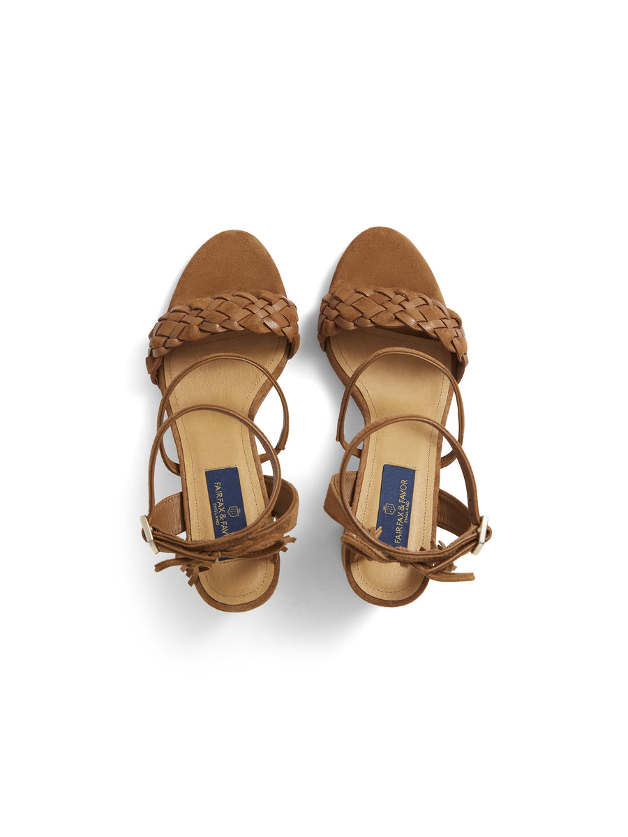 Women's Tuscany Heel Tan Suede