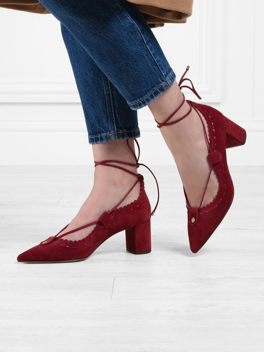 Pembridge Mid Heel - Ruby - Shoes