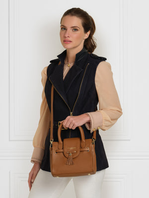 The Mini Windsor Handbag - Full Tan Leather