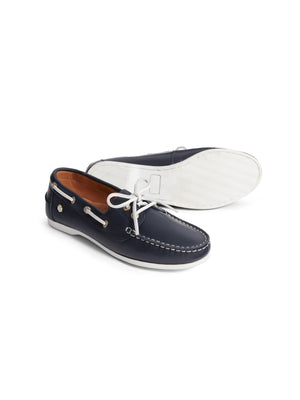 The Salcombe - Navy Leather