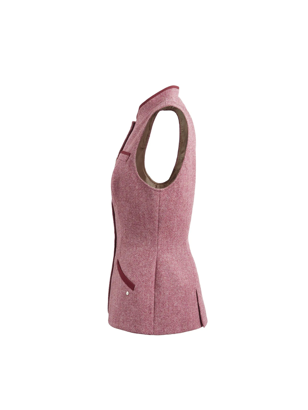 Madeline Gilet - Breast Cancer Now Pink Herringbone - Jackets