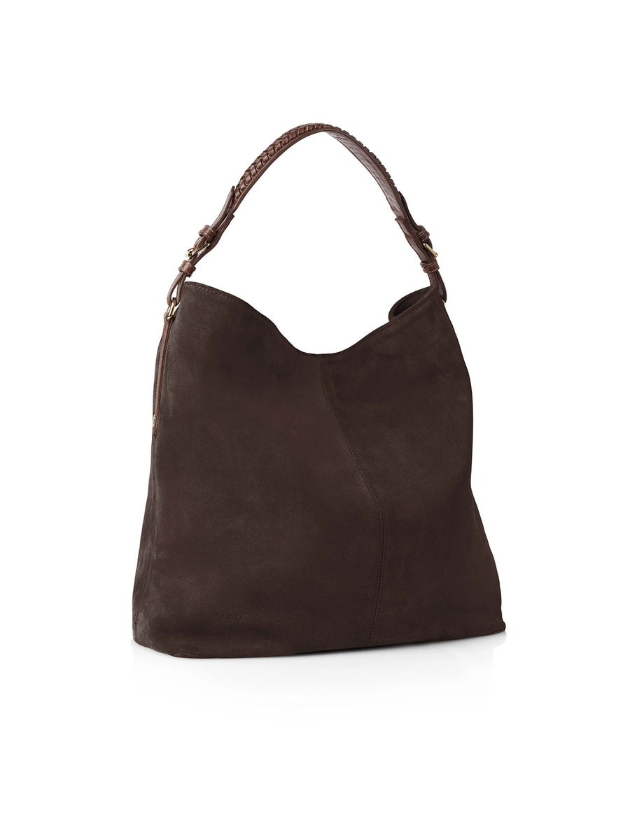 The Tetbury - Women's Handbag - Chocolate Suede