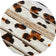 Haircalf Boot Tassels - Snow Leopard Swatch
