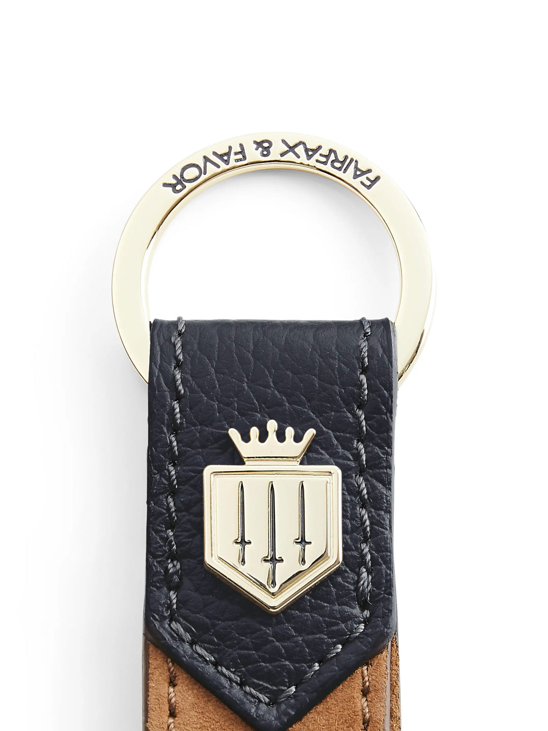 Key Ring - Tan & Navy - Other