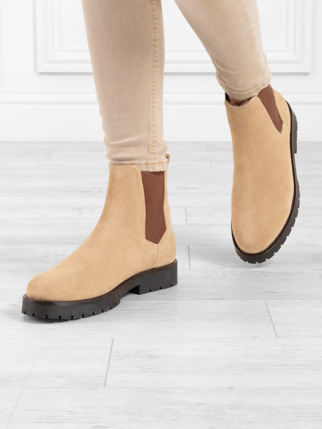 Sheepskin Boudica - Caramel - Ankle Boots