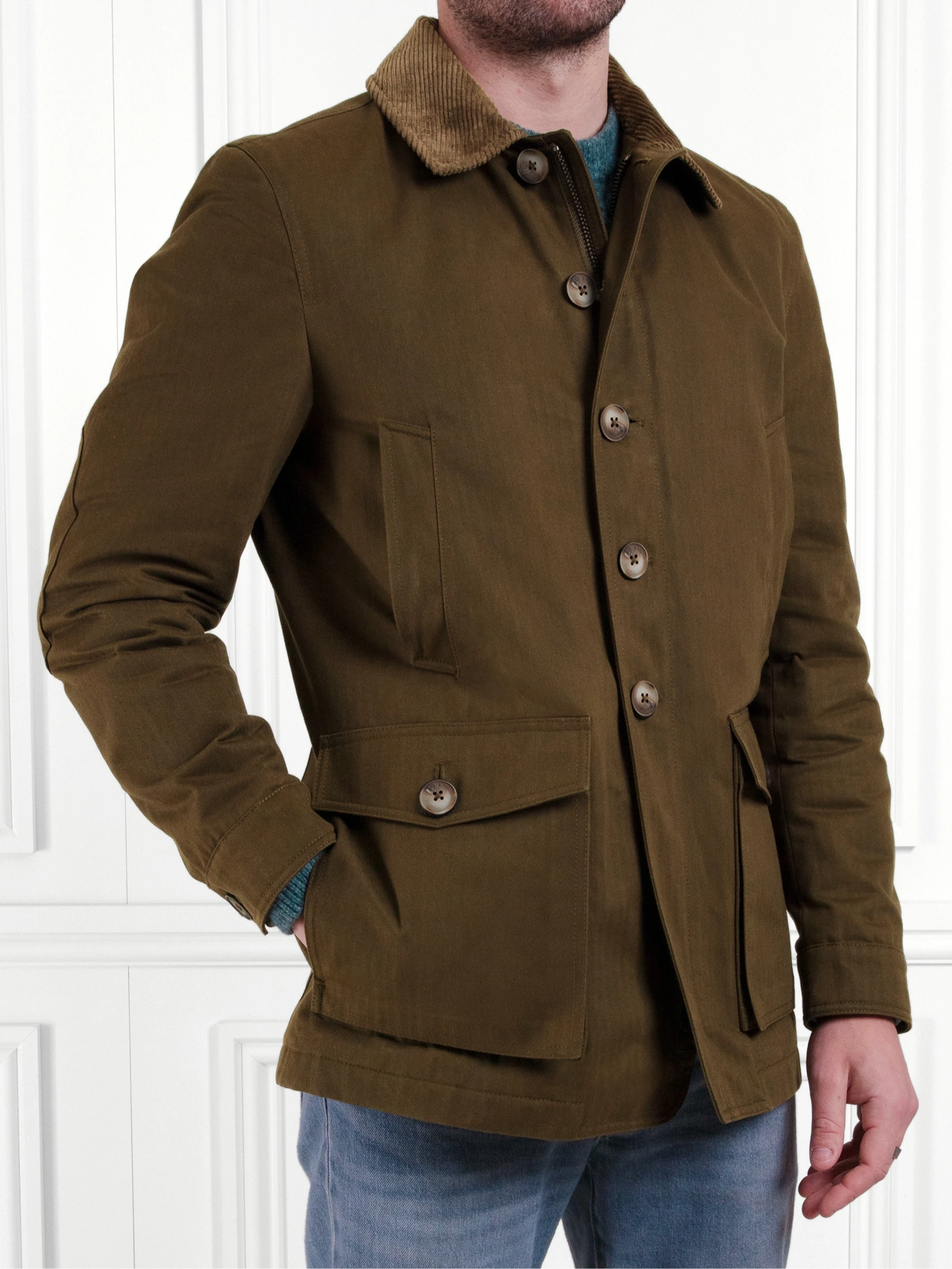 Archie - Men's Jacket - Khaki Brown | Fairfax & Favor