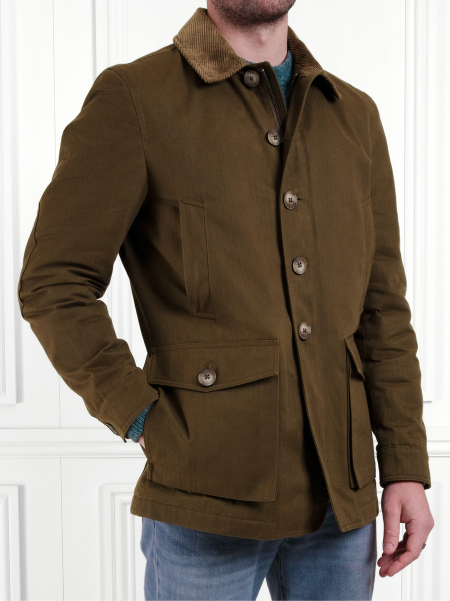 The Archie - Men's Waxed Jacked - Khaki
