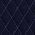 quilted navy velvet