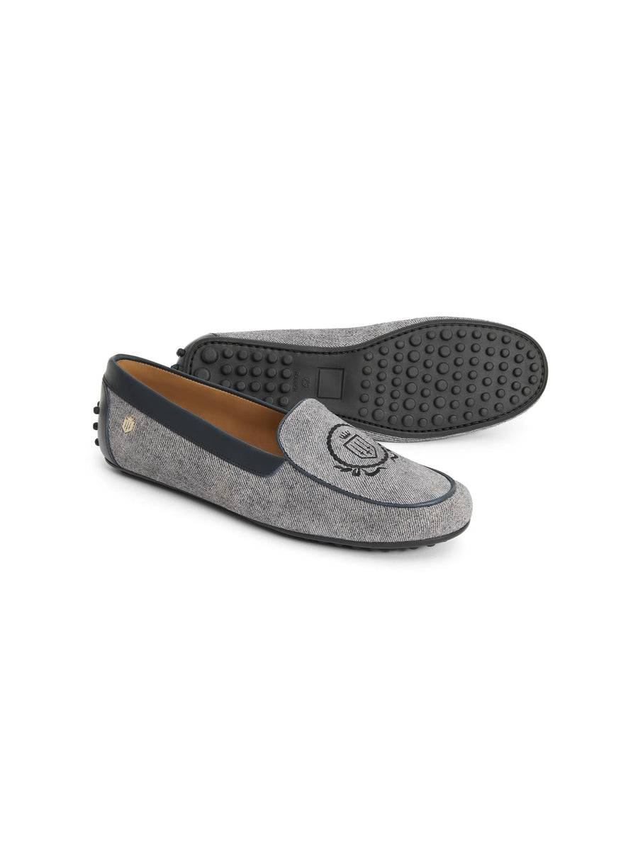 The Richmond - Women's Driving Shoes - Denim Suede