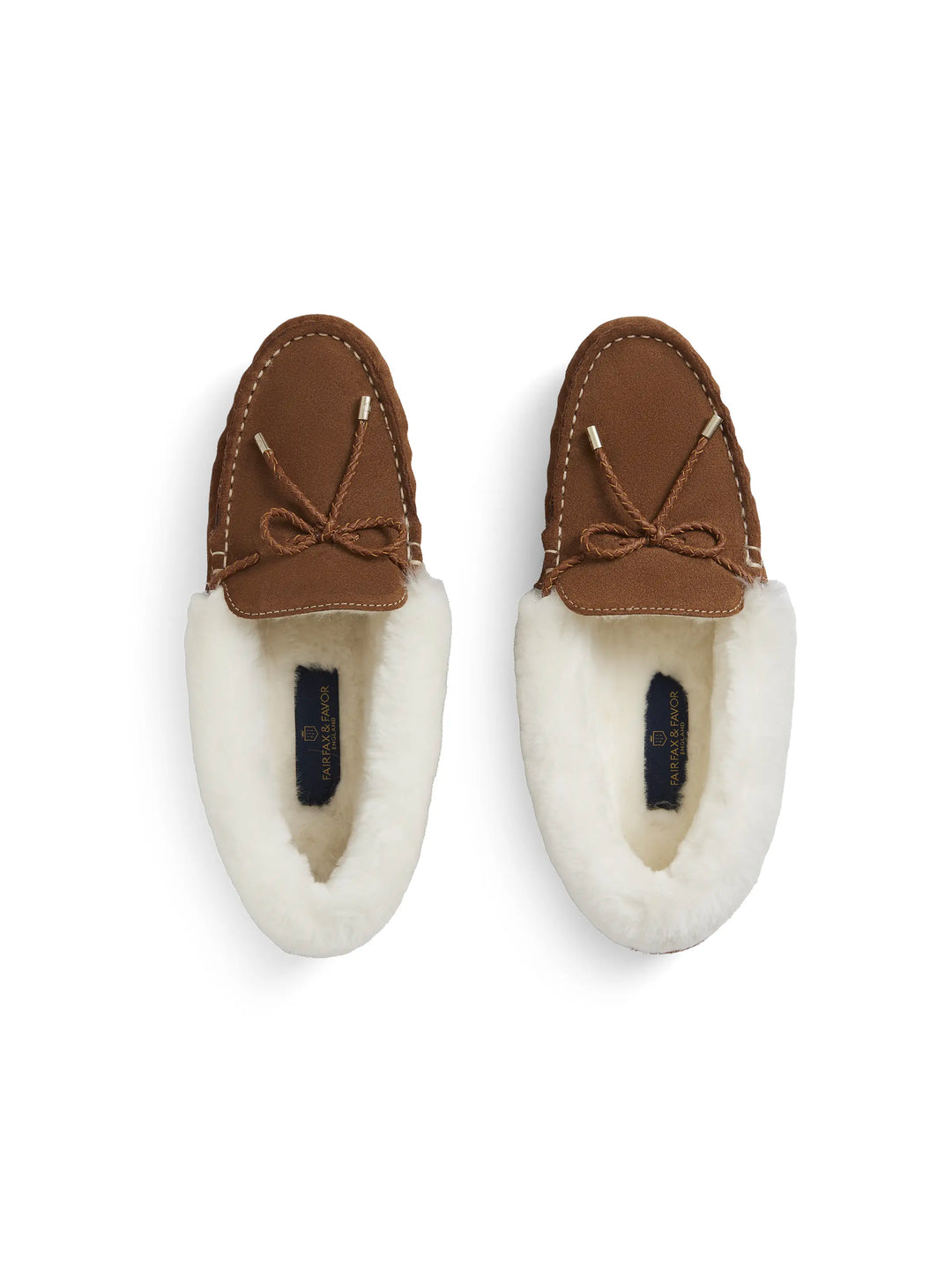 Henley Slipper - Shearling Lined Tan Suede - Shoes