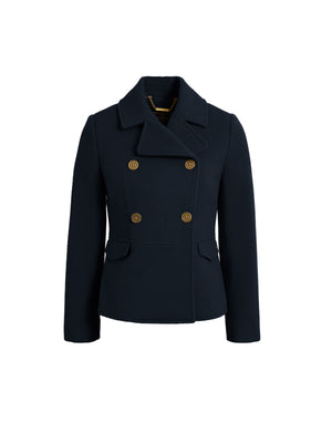 The Victoria - Women's Jacket - Navy Wool