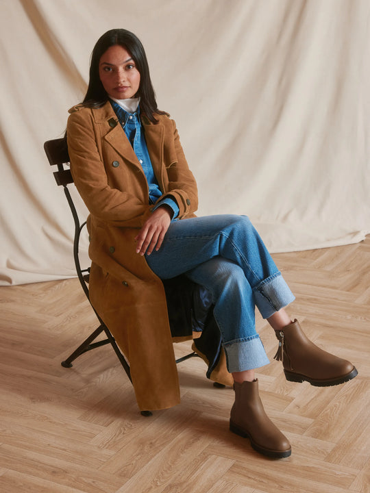 Oakham - Women's Waterproof Ankle Boots - Oak | Fairfax & Favor