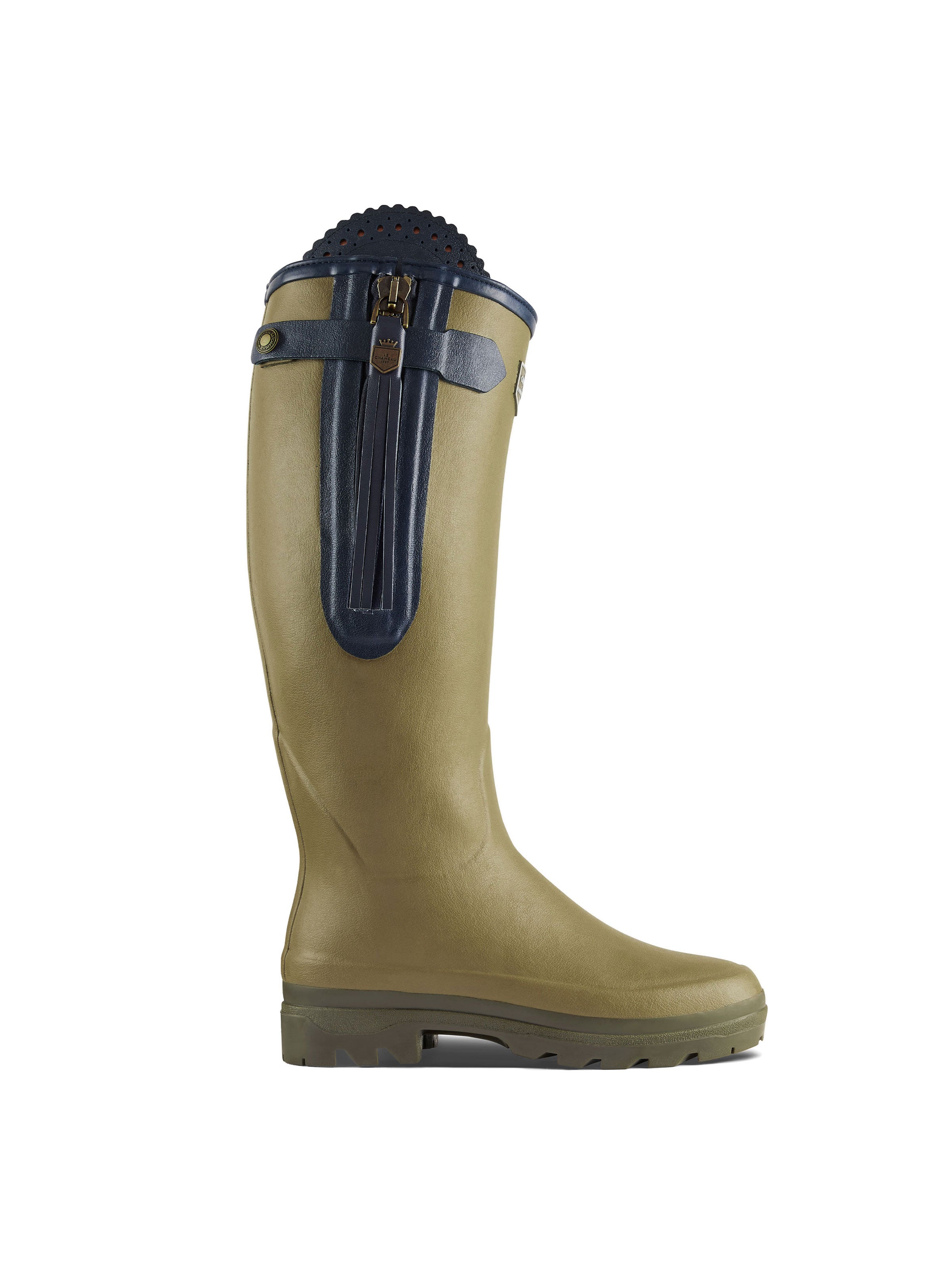 LAlliance Neoprene Lined Wellington Boot Vert Vierzon
