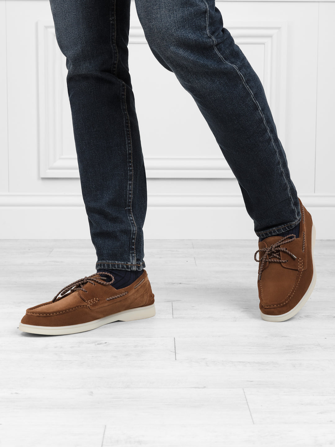 Wells - Cognac Suede - Shoes