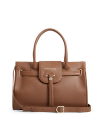 The Windsor Handbag - Tan Pebbled Leather