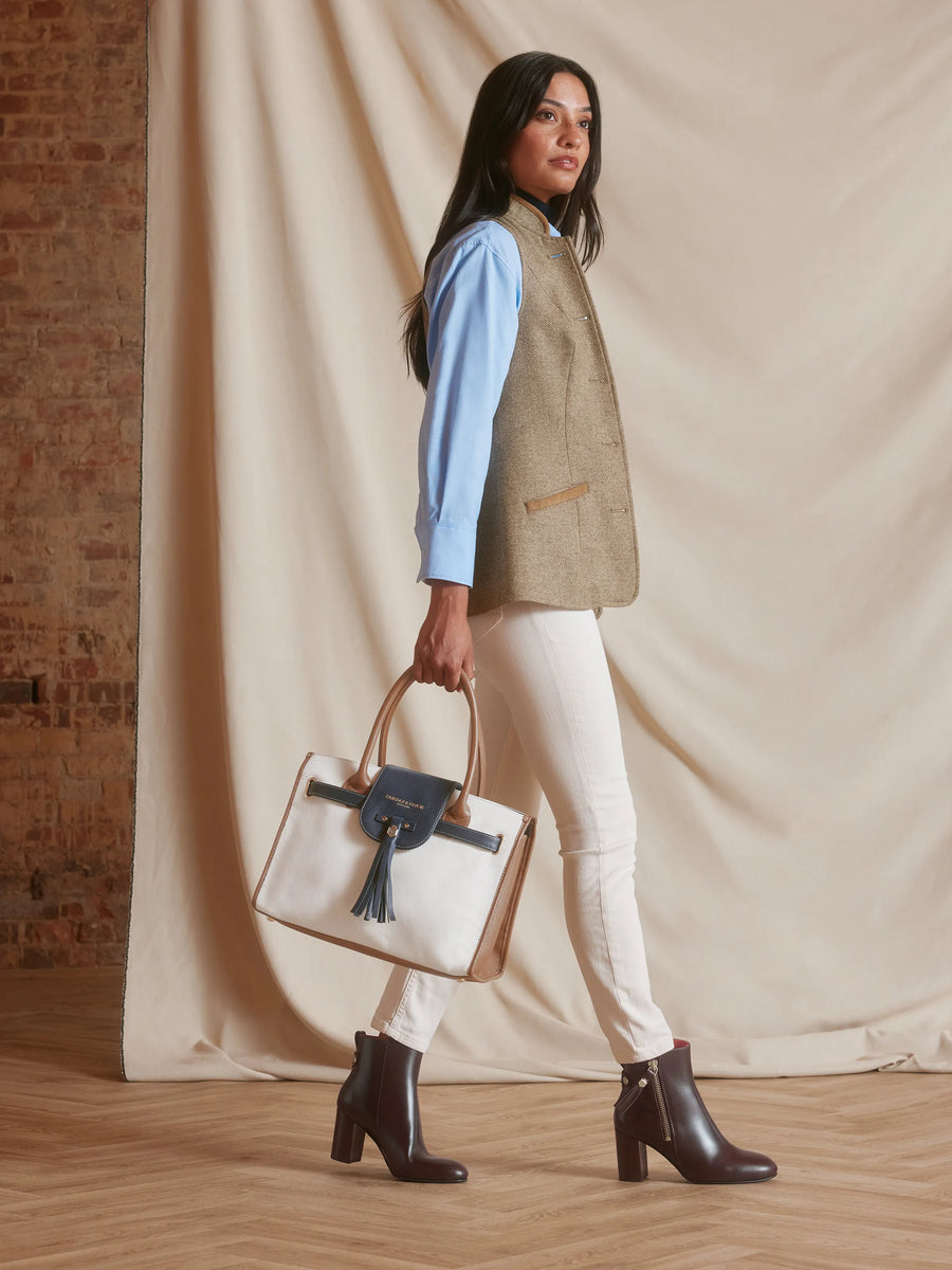 The Windsor - Women's Handbag - Tri-Colour Leather