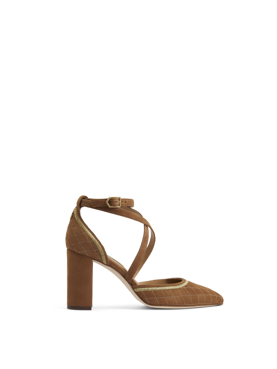 The York - Quilted Tan