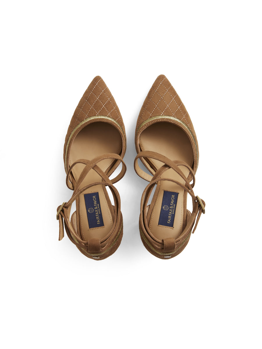 The York - Quilted Tan