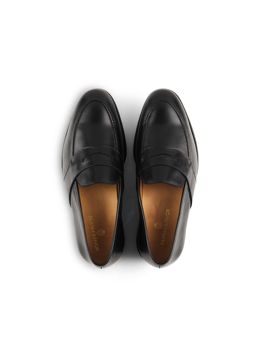 The Balmoral - Men's Loafers - Black Leather