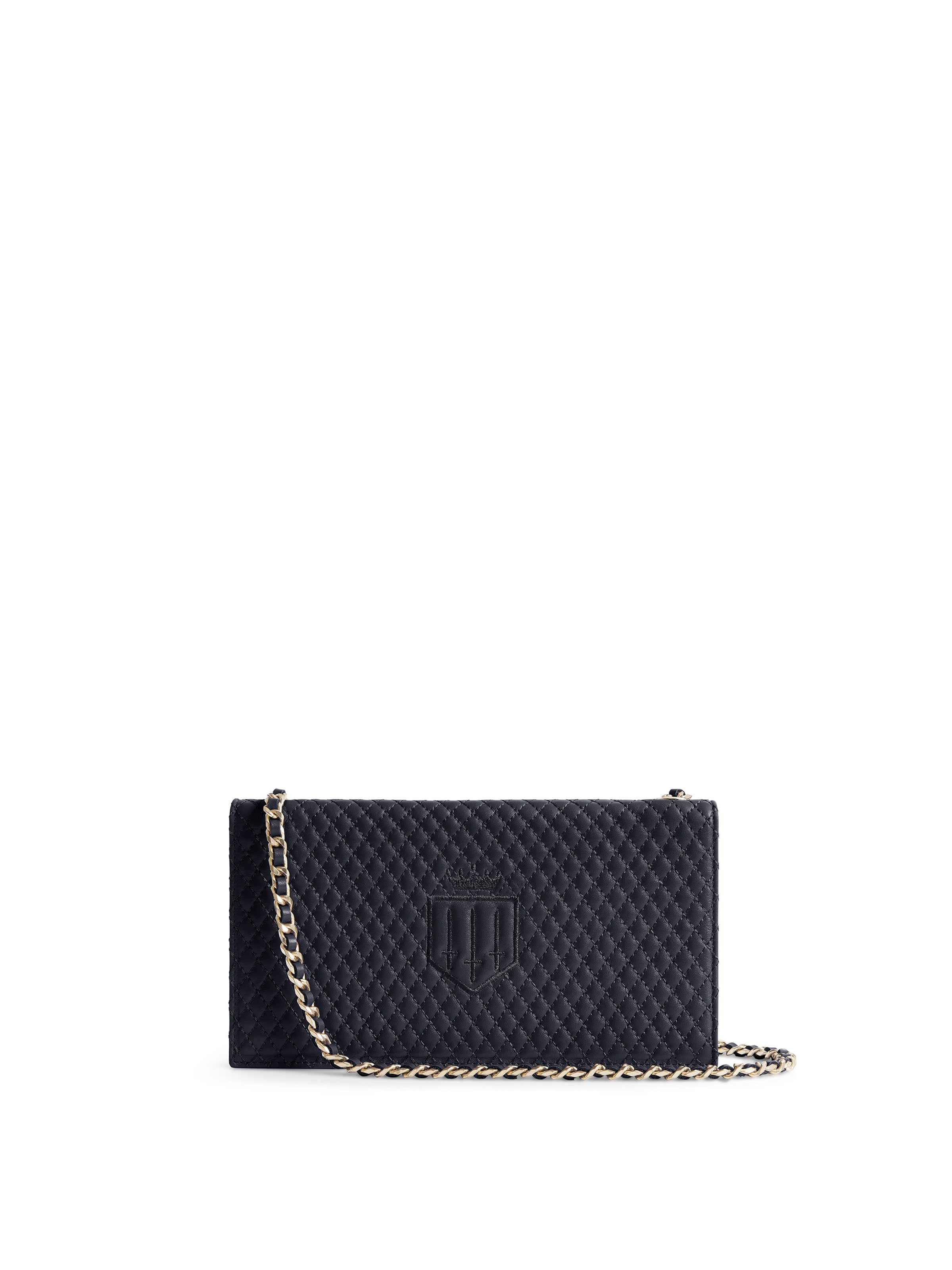 Stanton - Women's Clutch Wallet - Navy Leather | Fairfax & Favor