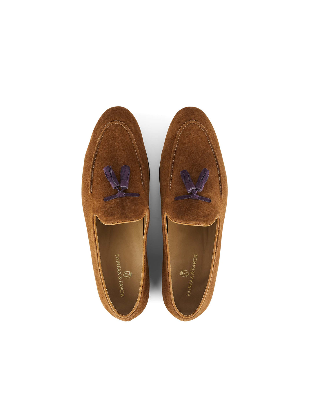 Bedingfeld - Cognac & Purple Suede - Shoes