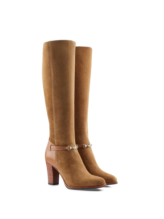 Heeled Octavia (Regular Fit) Tan Suede1