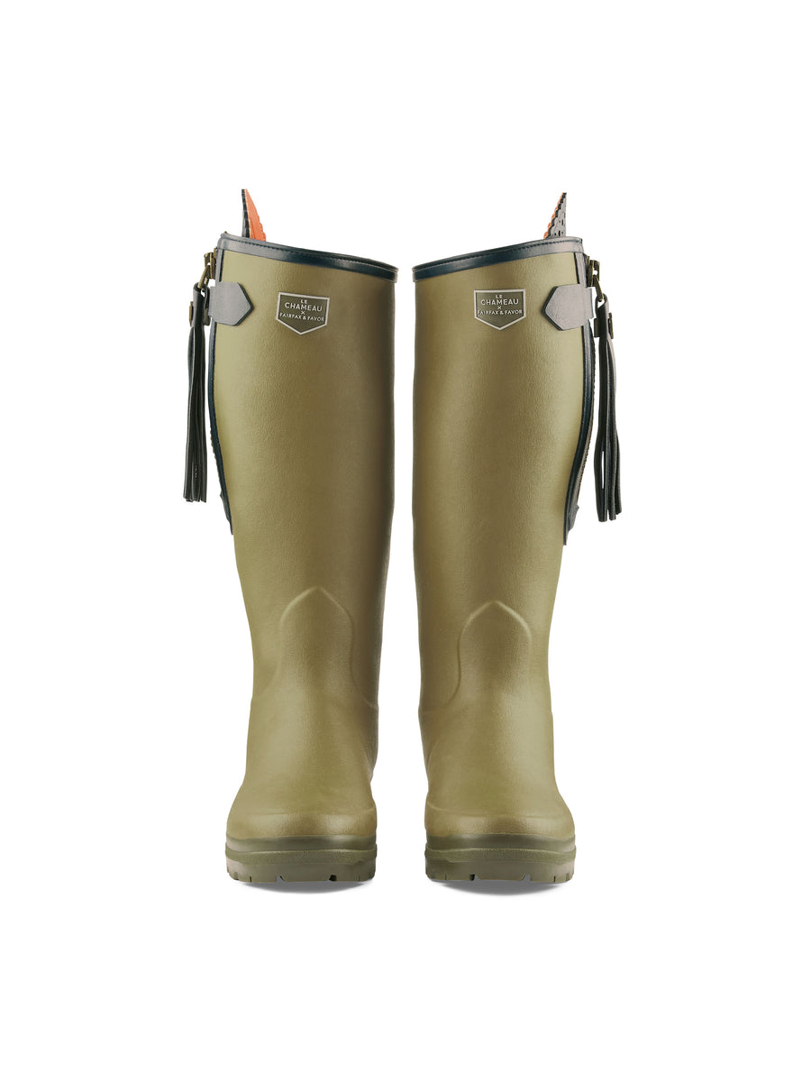 L'Alliance Neoprene Lined Wellington Boot (Vert) Sporting Fit