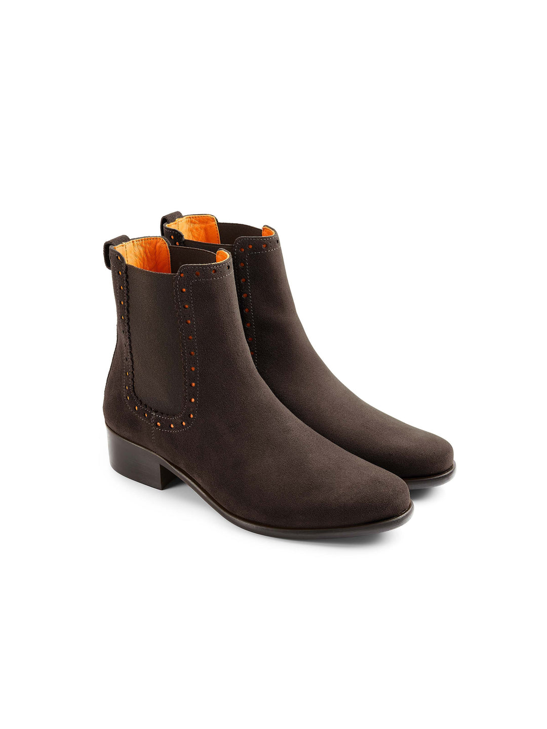 Brogued Chelsea - Chocolate - Ankle Boots