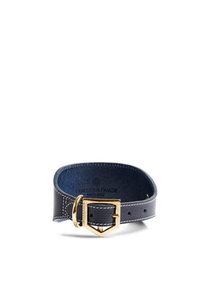 Fig Whippet Dog Collar - Navy