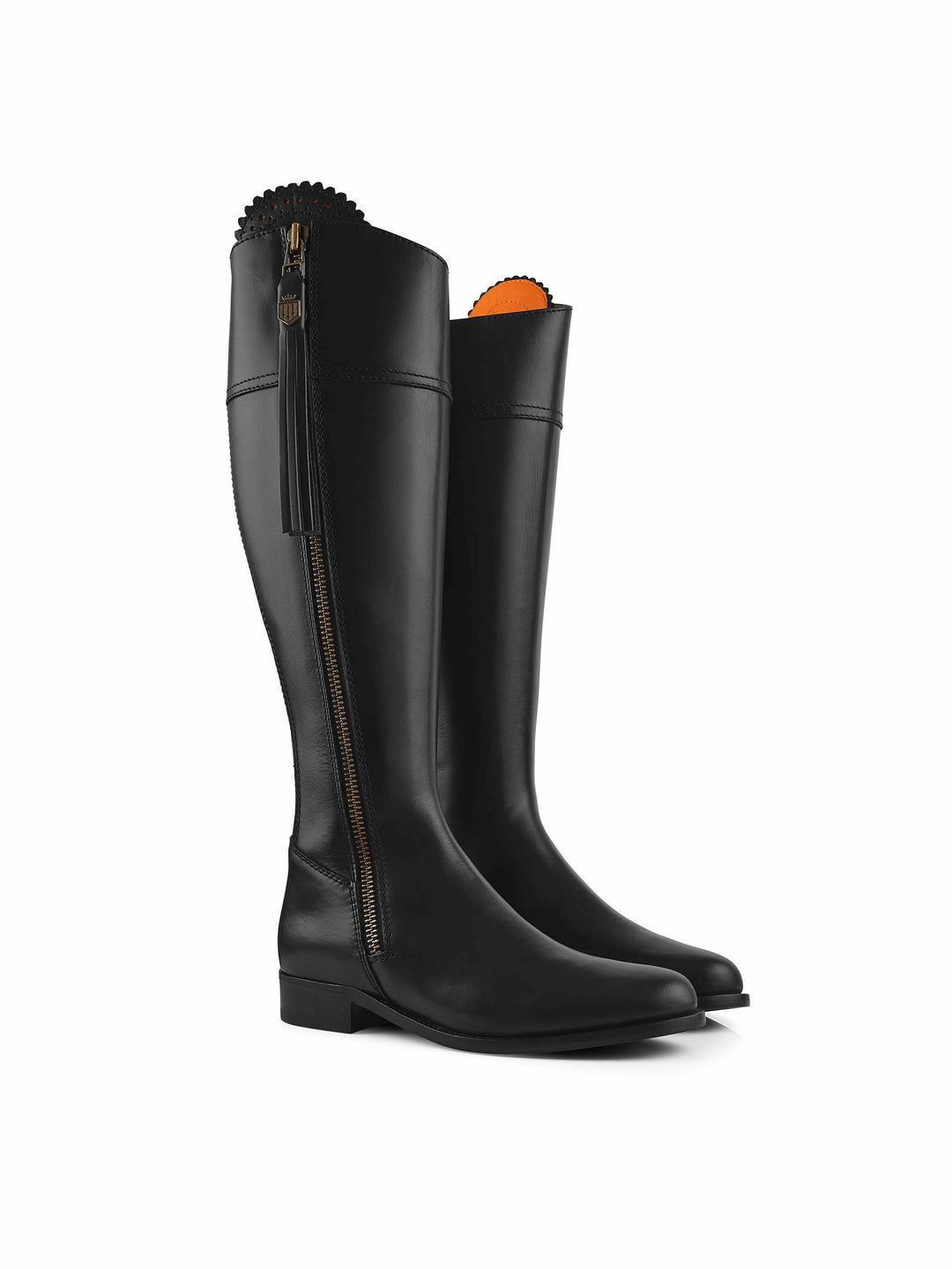 Regina (Sporting Fit) - Black Leather - Tall Boots