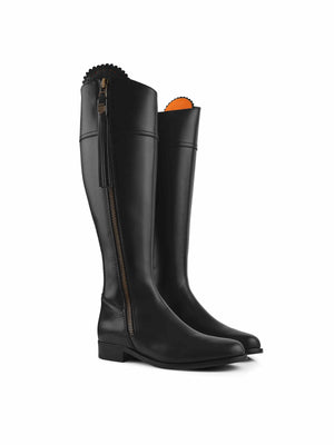 The Regina (Black) Sporting Fit - Leather Boot