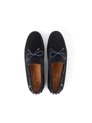 The Aston Driving Shoe - Navy
