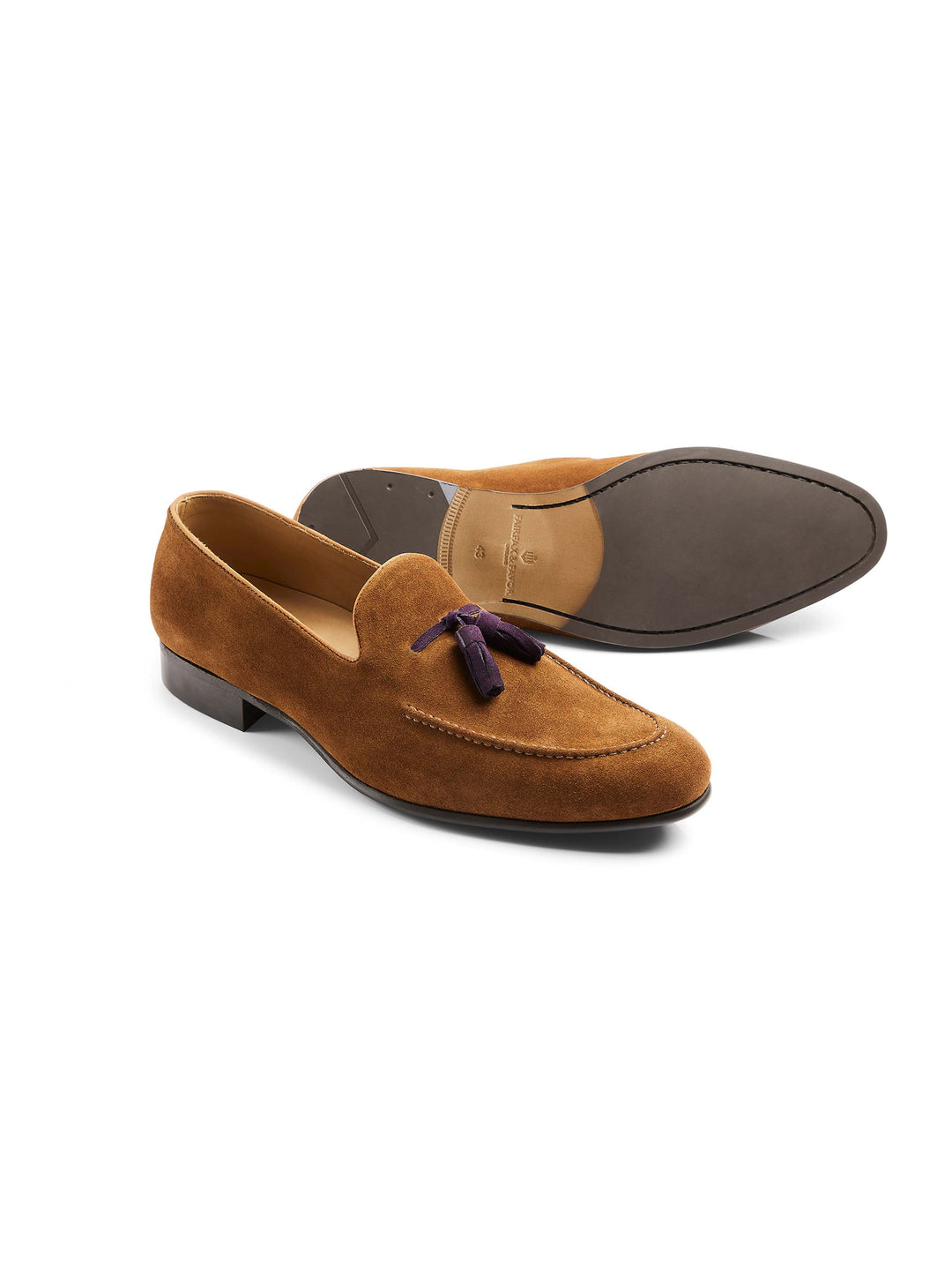 Bedingfeld - Cognac & Purple Suede - Shoes