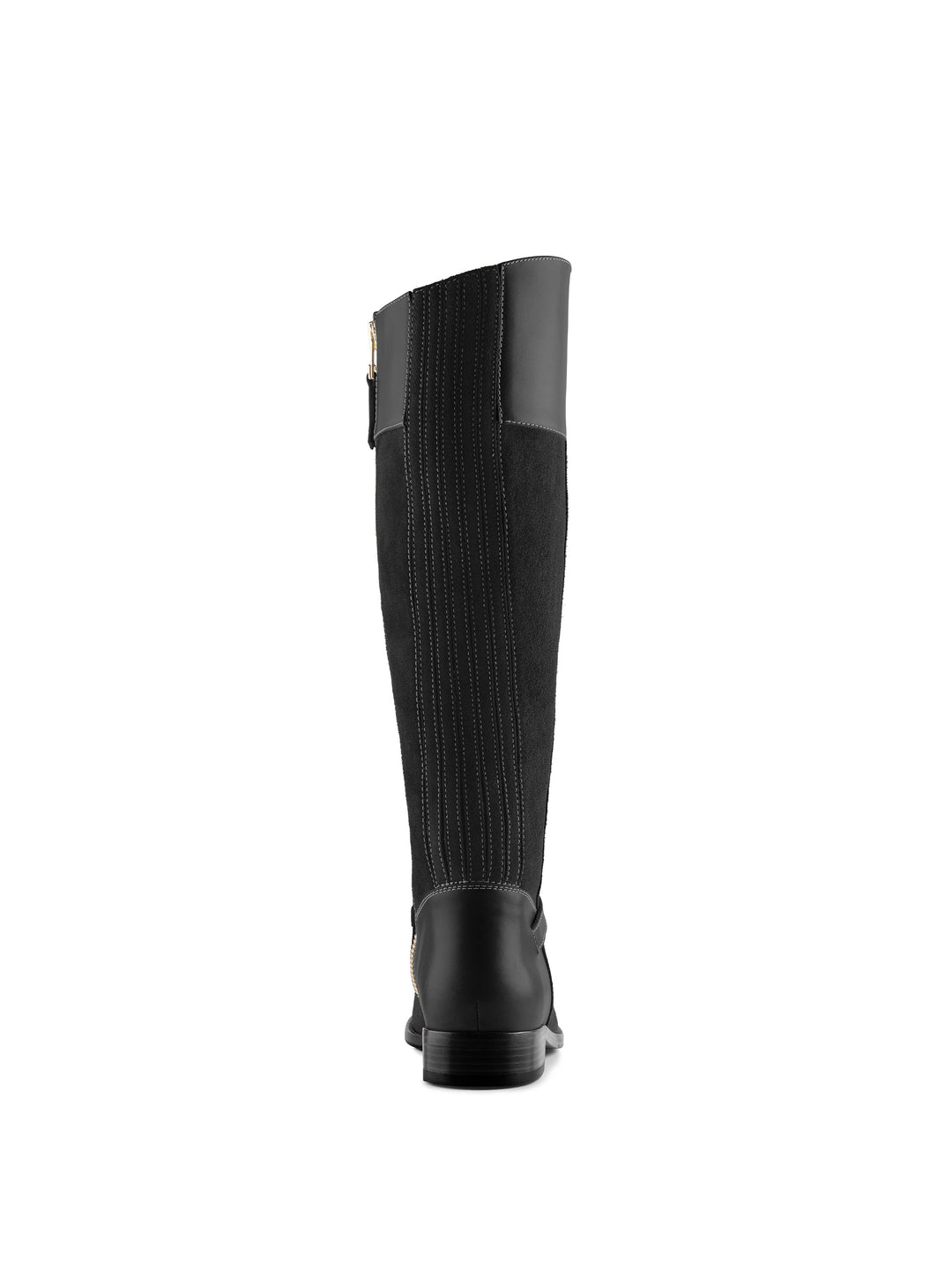 Octavia (Regular Fit) - Black Suede - Tall Boots