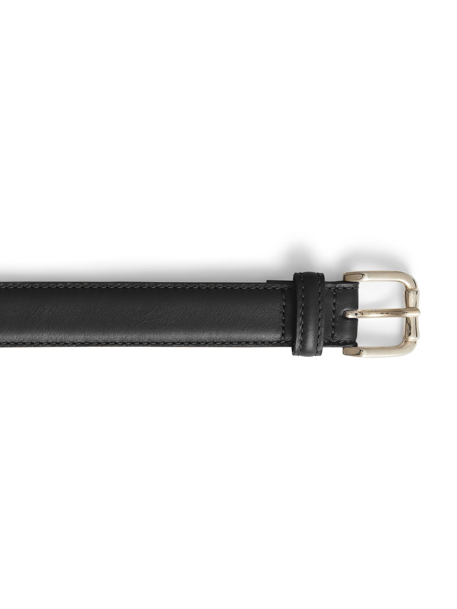 The Moulton - Women's Waist Belt - Black Leather